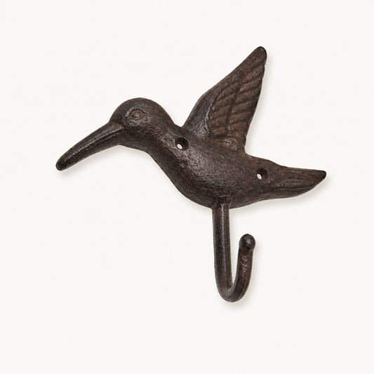 Cast Iron Hummingbird Hook