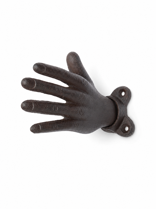 Cast Iron Hand Wall Hook/Curtain TieBack
