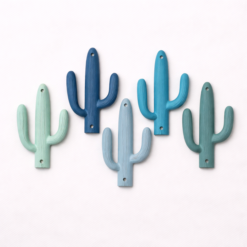 Cactus Wall Hook (18 Colors)
