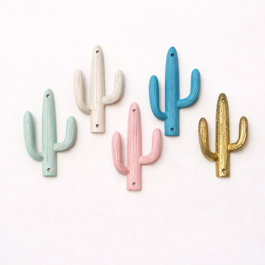 Cactus Wall Hook (18 Colors)