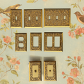 Load image into Gallery viewer, Gold Ornate Switch Covers
