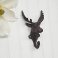 Load image into Gallery viewer, Cast Iron Moose Hook
