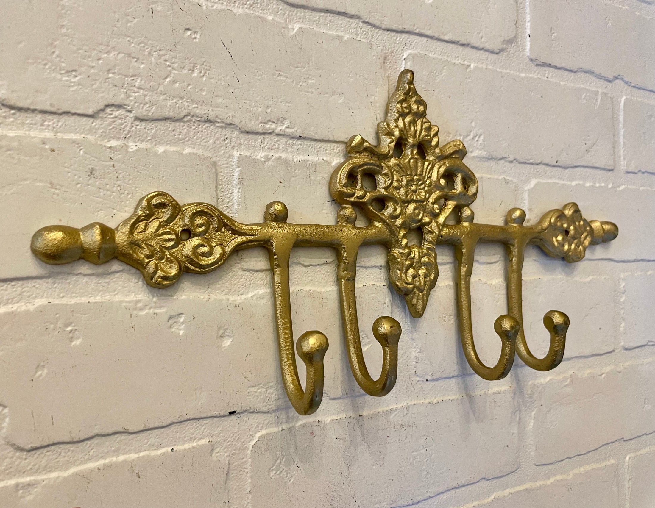 Antique Gold Victorian Rack