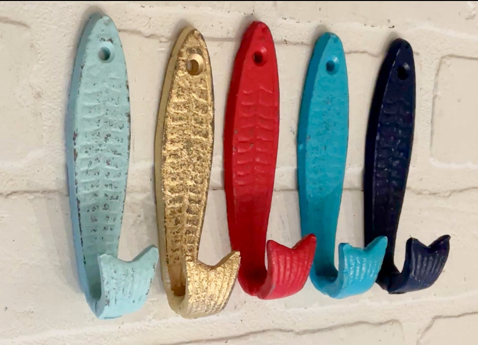 Fish Wall Hook (18 Colors)