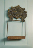 Load image into Gallery viewer, Vintage Brass Hand Towel Holder
