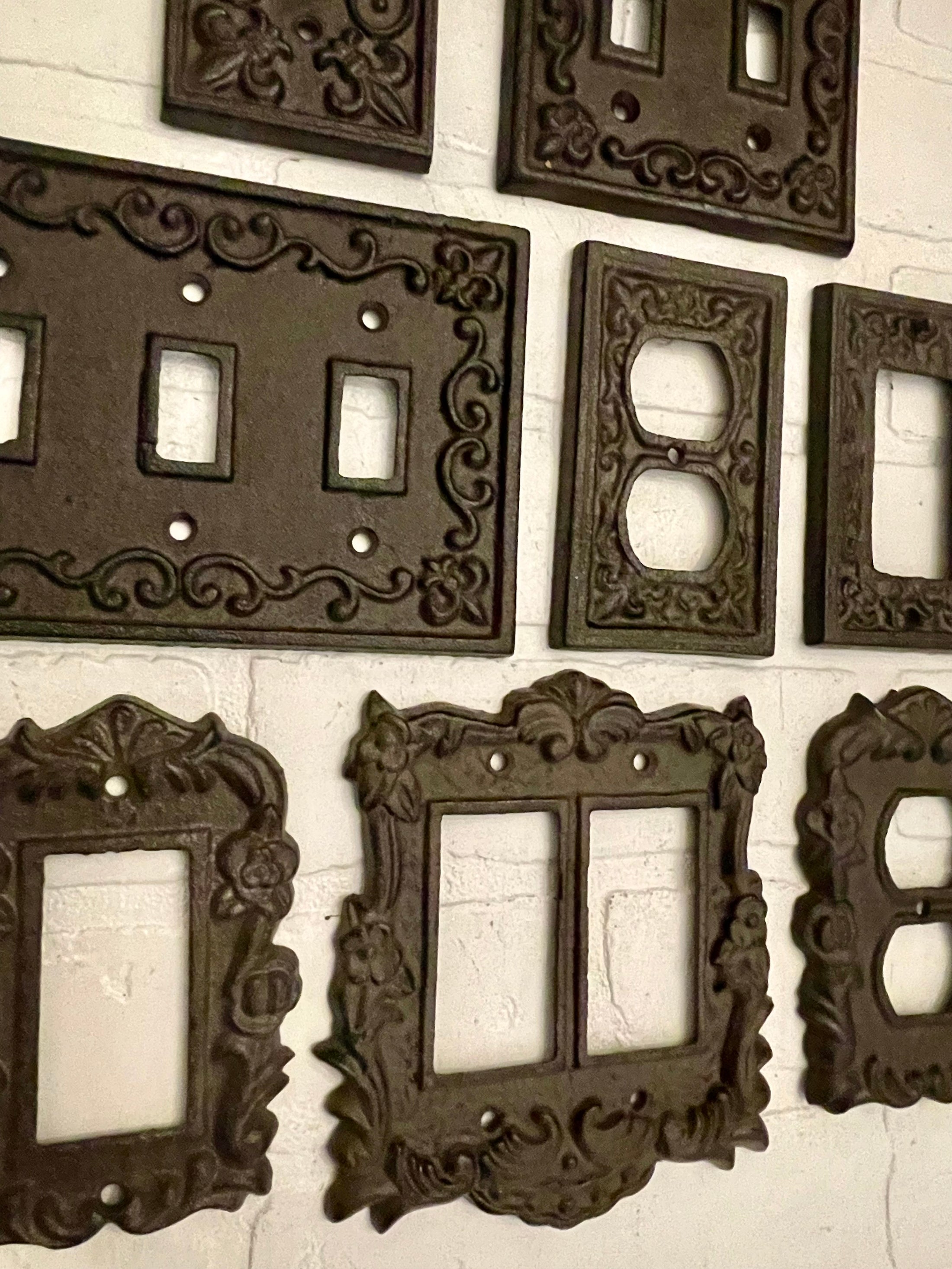 Cast Iron Switch Plates