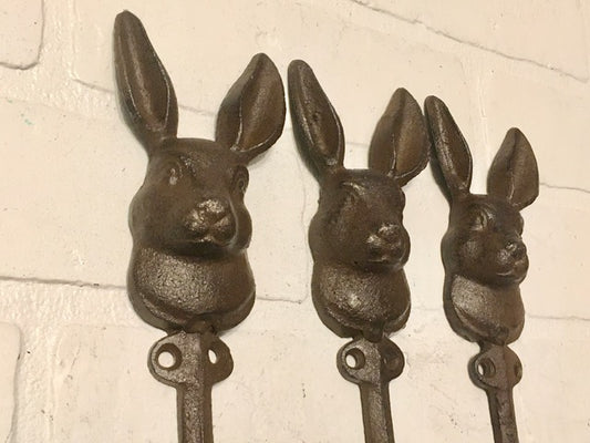 Cast Iron Rabbit Hook