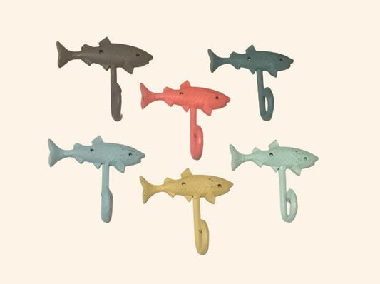 Fish Wall Hook (18 Colors)