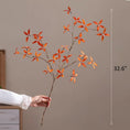 Load image into Gallery viewer, Autumn Pomegranate Leaf Stem
