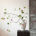 Load image into Gallery viewer, Faux Berry Leaf Branch Stem 45.2" Tall
