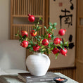 Load image into Gallery viewer, Faux Short Pomegranate Stem 15" Tall
