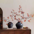 Load image into Gallery viewer, Zen Style Red Berry Stem 37.5" Tall
