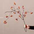 Load image into Gallery viewer, Zen Style Red Berry Stem 37.5" Tall
