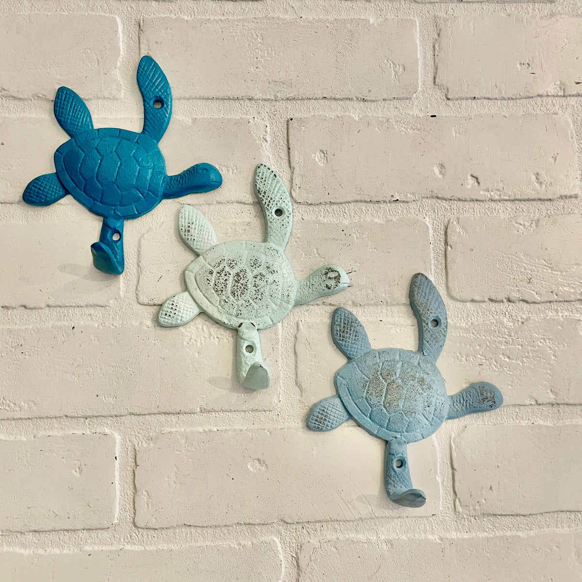 Cast Iron Sea Turtle Hook (18 Colors)