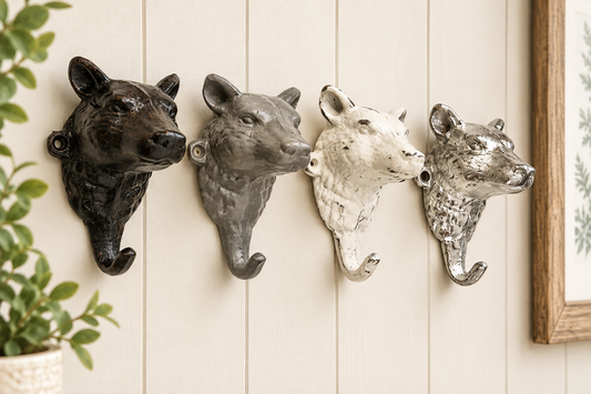 Bear Wall Hook (18 Colors)