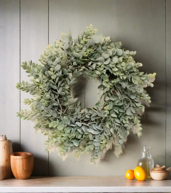 Artificial Eucalyptus Wreath