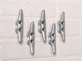 Load image into Gallery viewer, 4" Silver Boat Cleats (10 PACK)
