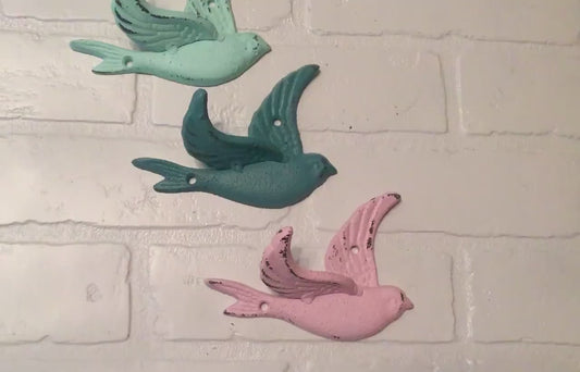 Bird Wall Hook(18 Colors), Flying Bird Hook, Cast Iron Bird Hook, Animal Hooks, Towel Hook, Animal Hook, Towel Hook