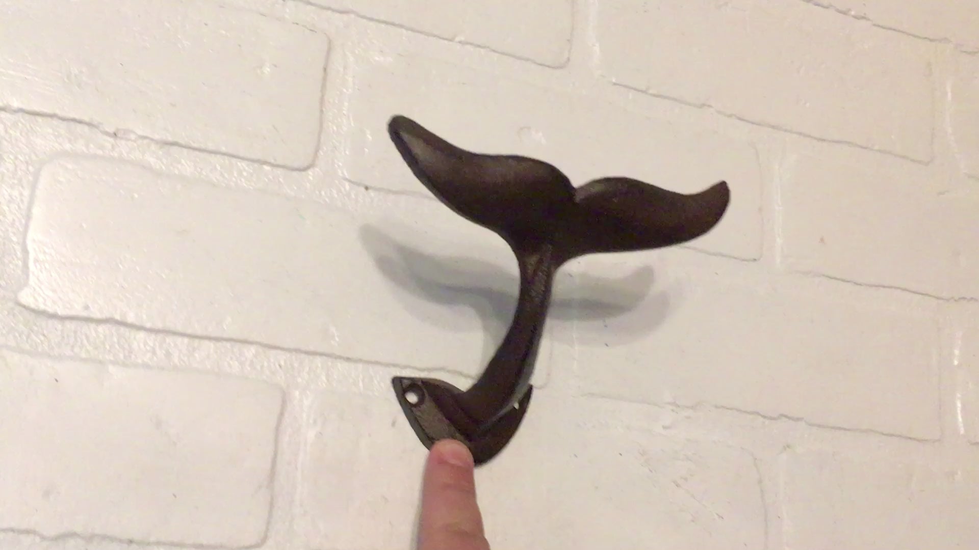 Cast Iron Whale Tail Hook – The Shabby Store