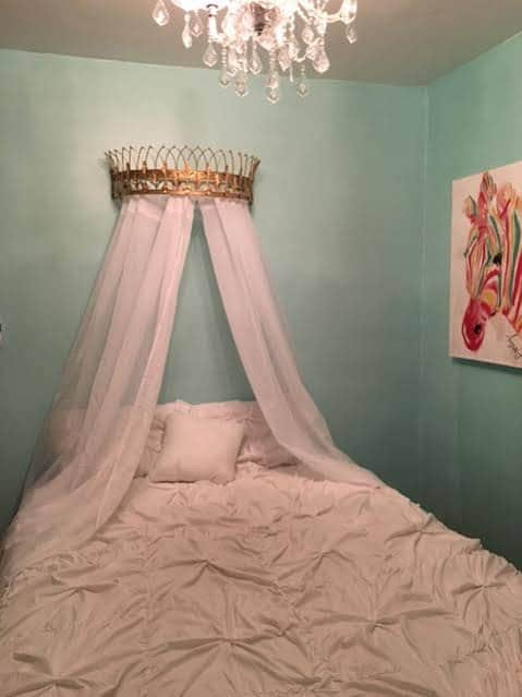 Crown Canopy(18 Colors), Bed Canopy, Crown Canopy For Girls Room, Princess Decor, Royal Room Decor, Queen Decor, The Shabby Store