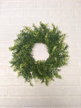 Load image into Gallery viewer, Boxwood Wreath, Wreath, Green Wreath, Farmhouse Wreath, Wreaths, Fuax Boxwood Wreath, Green Wreaths, Artificial Wreath
