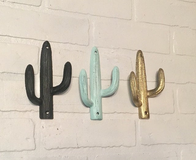 Cactus Hook, Western Hook, Cactus Wall Hook ,Cactus Gift, Cactus Hanger, Wall Hooks, Western Room Décor, Western Wall Décor