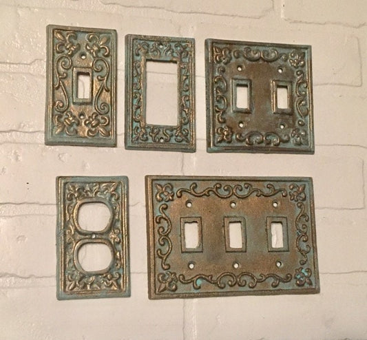 Light Switch Cover, Light Switch Plates, Plug Cover, Switch Plates, Vintage Light Switch, Switchplate, Outlet Plate Covers, The Shabby Store
