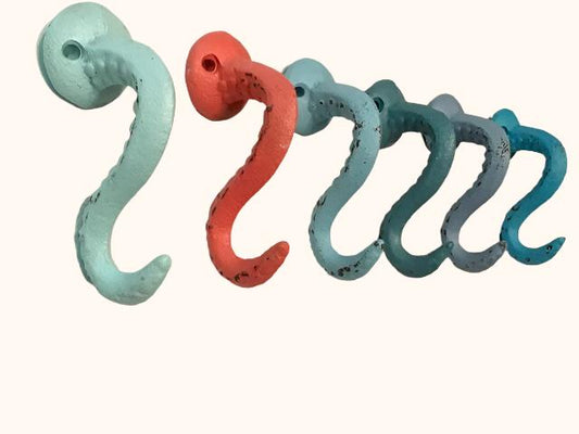 Octopus Tentacle Hook(18 Colors), Tentacle Hook, Octopus Towel Hook, Octopus Bathroom, Nautical Hook, The Shabby Store