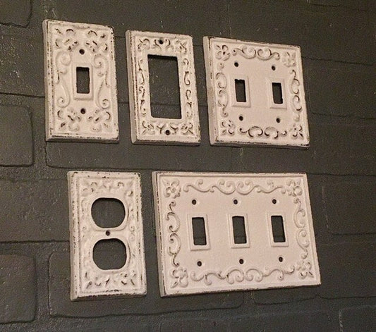 Light Switch Cover(18 Colors), Switch Plates, Plug Cover, Farmhouse Decor, Vintage Light Switch, Outlet Plate Covers, The Shabby Store