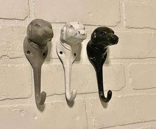 Dog leash holder for wall(18 Colors), Dog hook, Dog Decor, Animal Hook, The shabby store