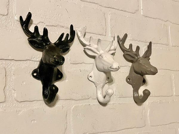 Deer Hook(18 Colors), Wall Hook, Towel Hook, Coat Hook, Hunting, Mancave, Rustic Wall Decor, Shabby Store