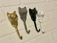 Load image into Gallery viewer, Cat Wall Hook(18 Colors), Cat Hook, Cat Lover Gift, Animal Hook, Towel Holder, Wall Hook
