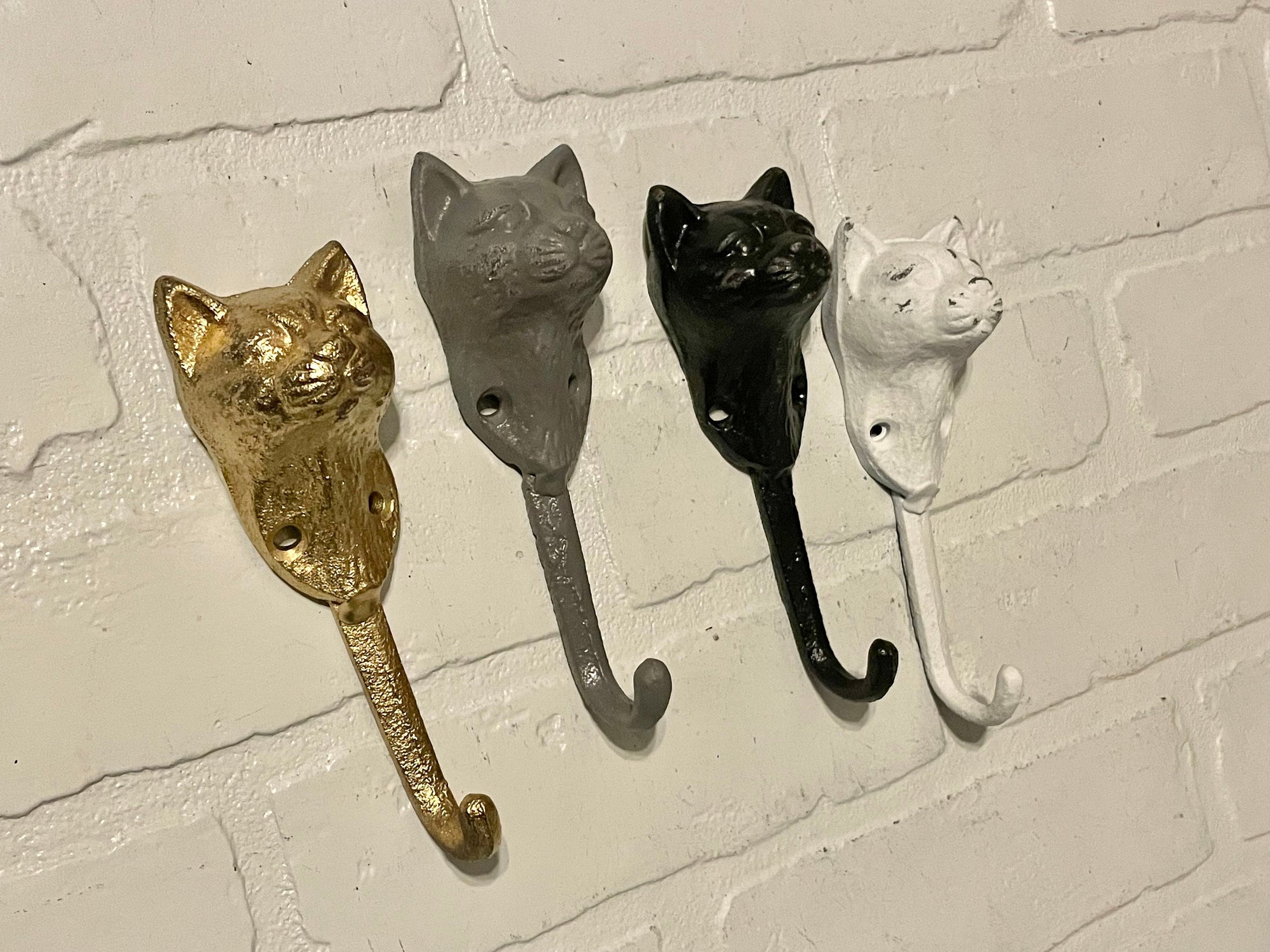 Cat Wall Hook(18 Colors), Cat Hook, Cat Lover Gift, Animal Hook, Towel Holder, Wall Hook