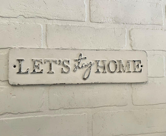 No Place Like Home Sign, Housewarming Gift, Farmhouse Wall Decor, Vintage Looking Sign, Home Sign